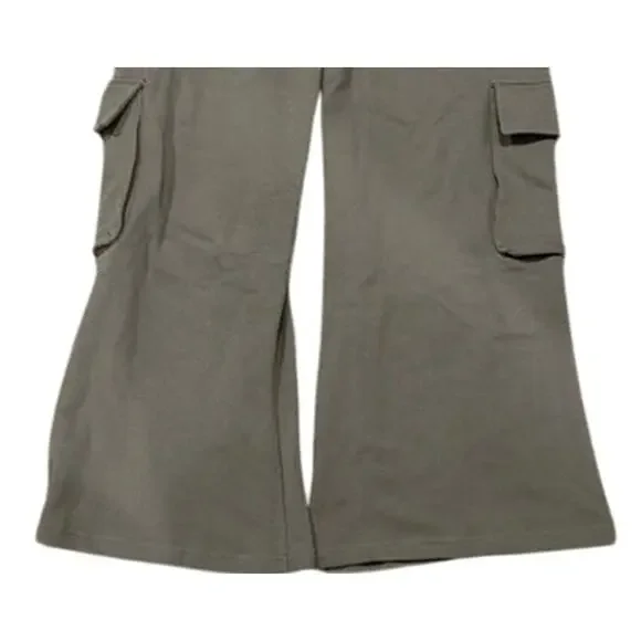 NWT Weworewhat Cargo Oversized Baggy Relaxed Fit High Rise Sweat Pants S Stone - Picture 11 of 15